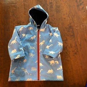 Hatley dinosaur raincoat boy/girl size 2 - color changing when wet!